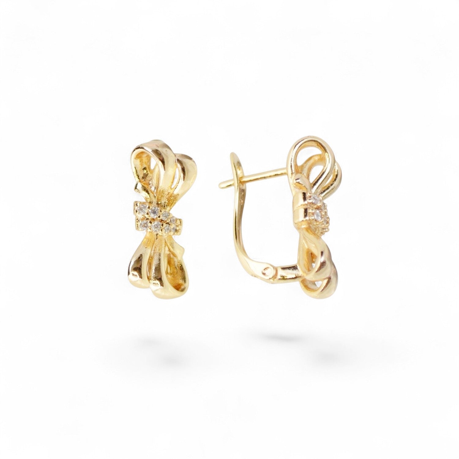 18k Gold Plated Earrings Delicate Jewelry Collection