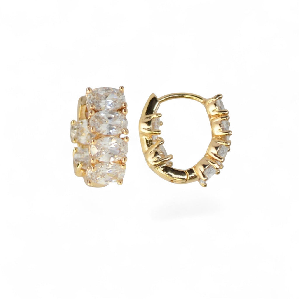 18k Gold Plated Earrings Chic Women's Accessories
