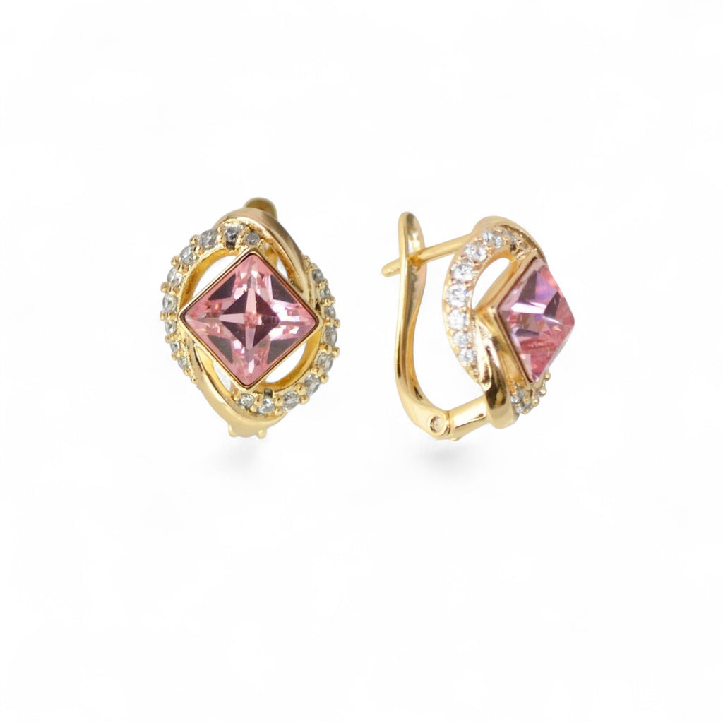 18k Gold Plated Earrings Elegant Look for Every Day