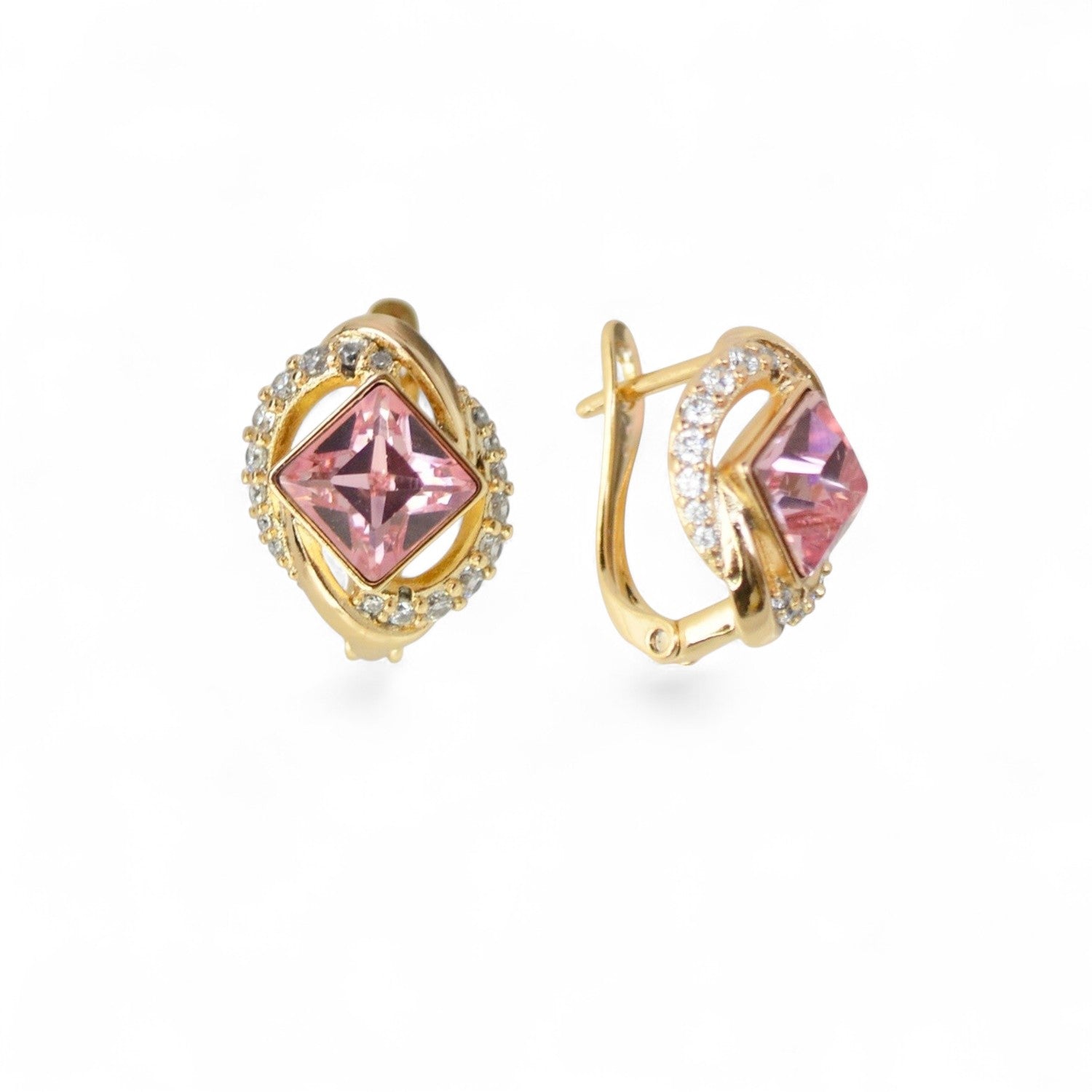 18k Gold Plated Earrings Elegant Look for Every Day